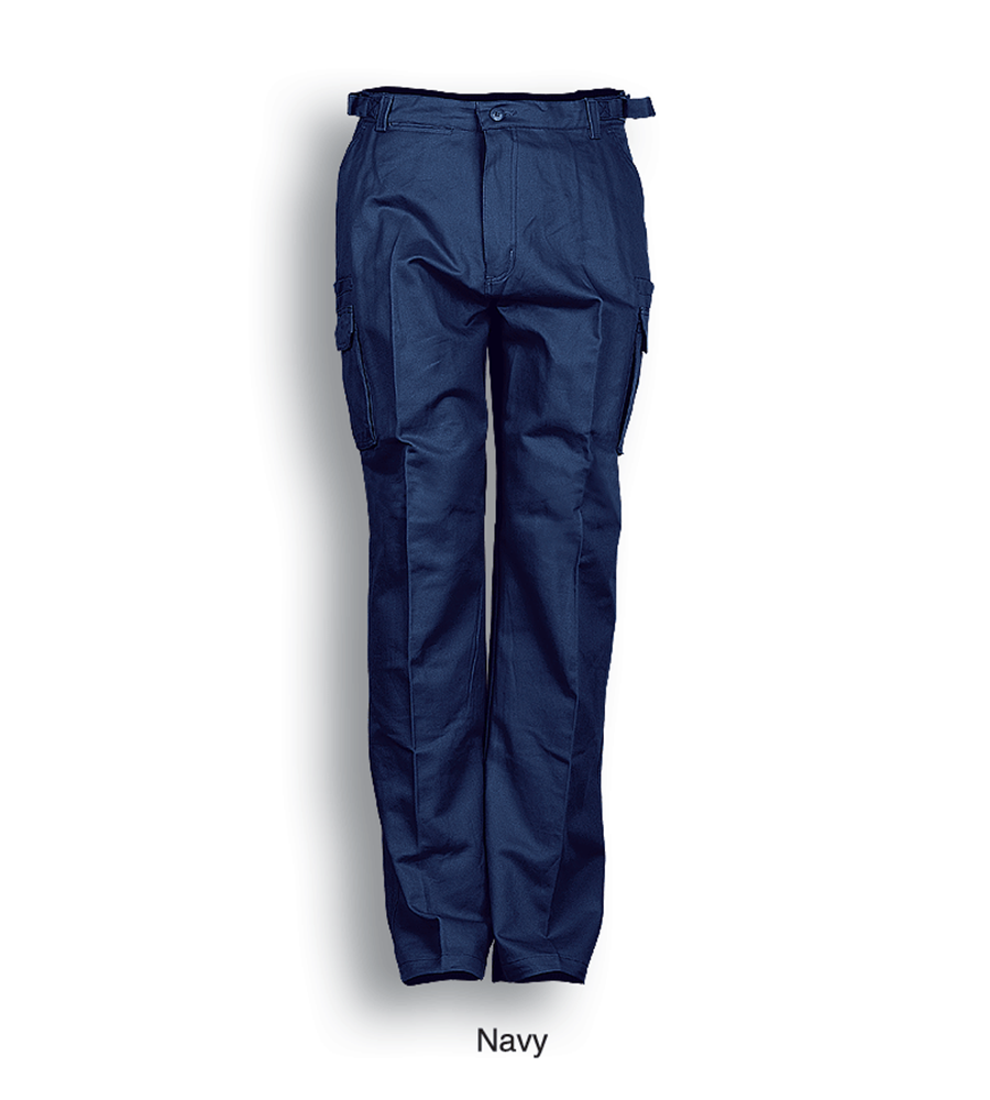 Cotton Drill Cargo Work Pants