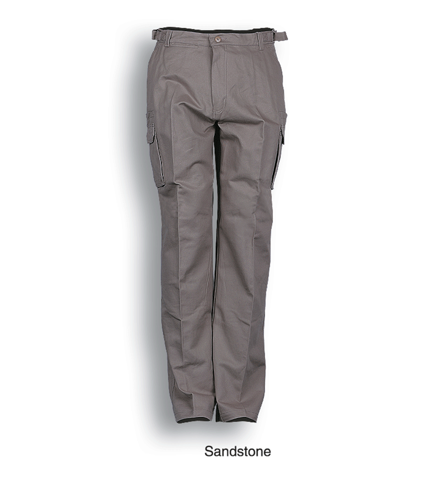 Cotton Drill Cargo Work Pants