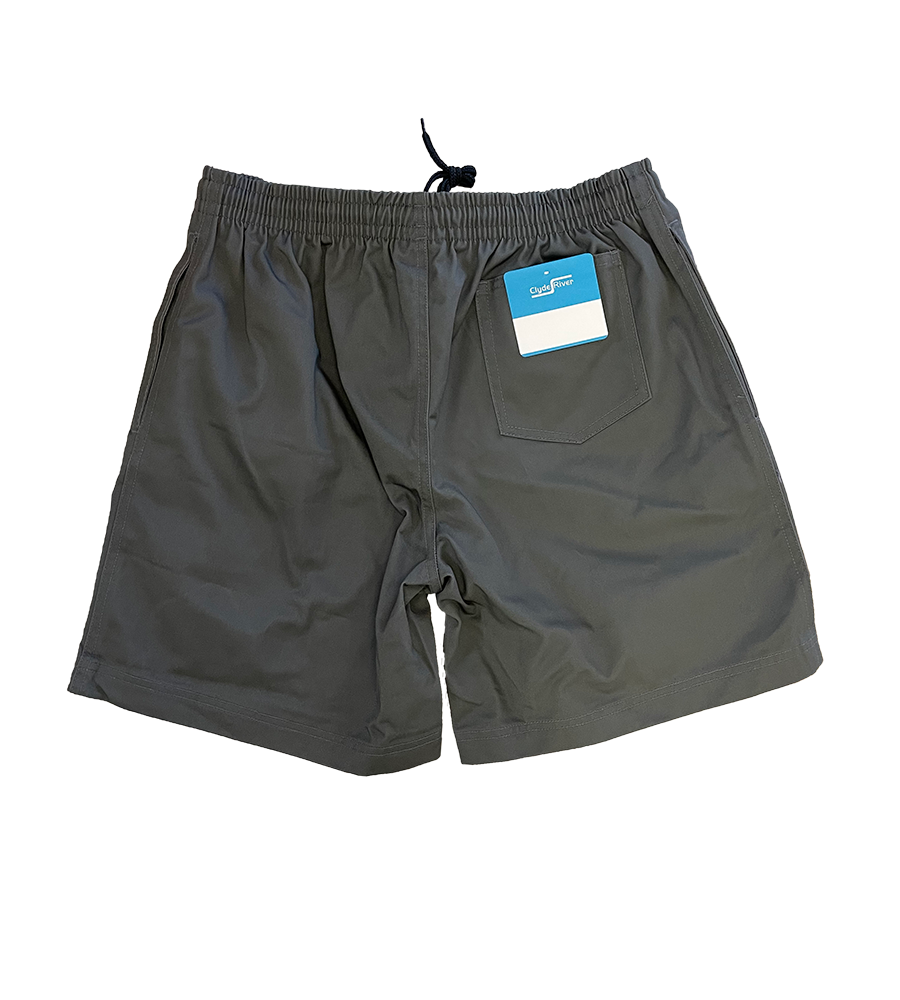 CR Full Elastic Grey Shorts