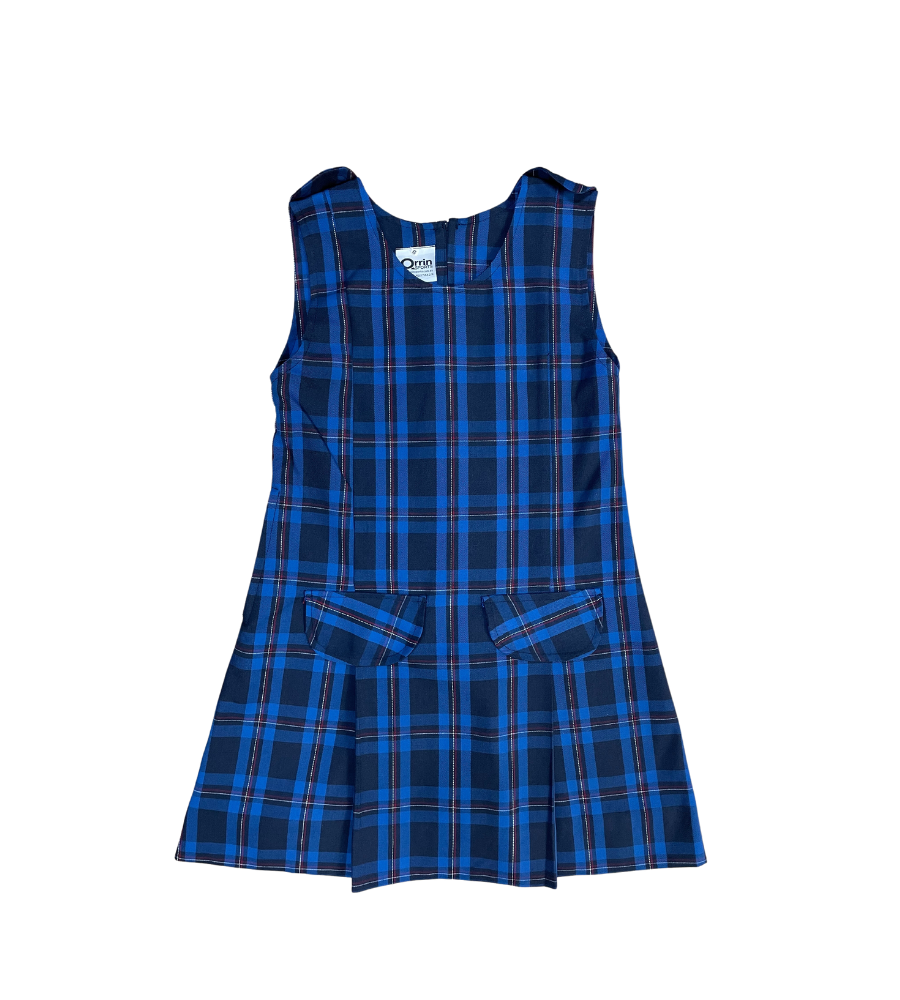 Navy/Blue/Red checked Tunic