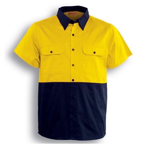 Hi-Vis S/S Cotton Twill Shirt
