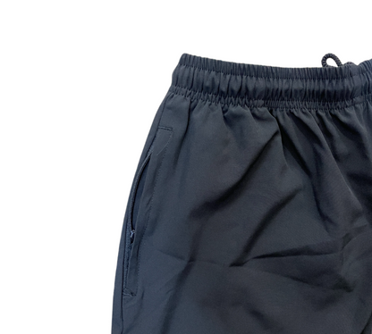 Black Microfibre Sports Shorts