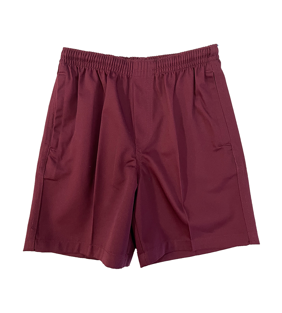 Boys Maroon Shorts