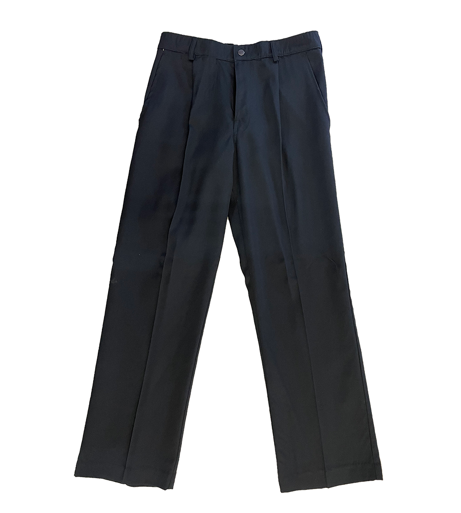 Gaberdine Belt Loop Pleat Pant