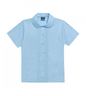 Girls Short Sleeve Pin Tuck School Blouse