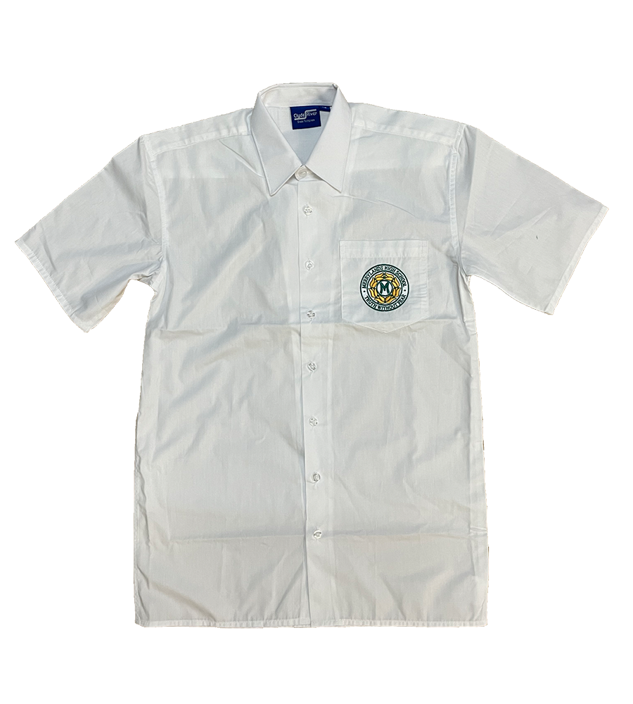 MHS Unisex S/S White Shirt