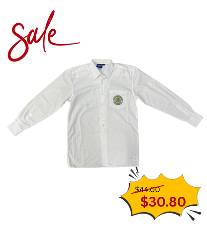 MHS Unisex L/S White Shirt