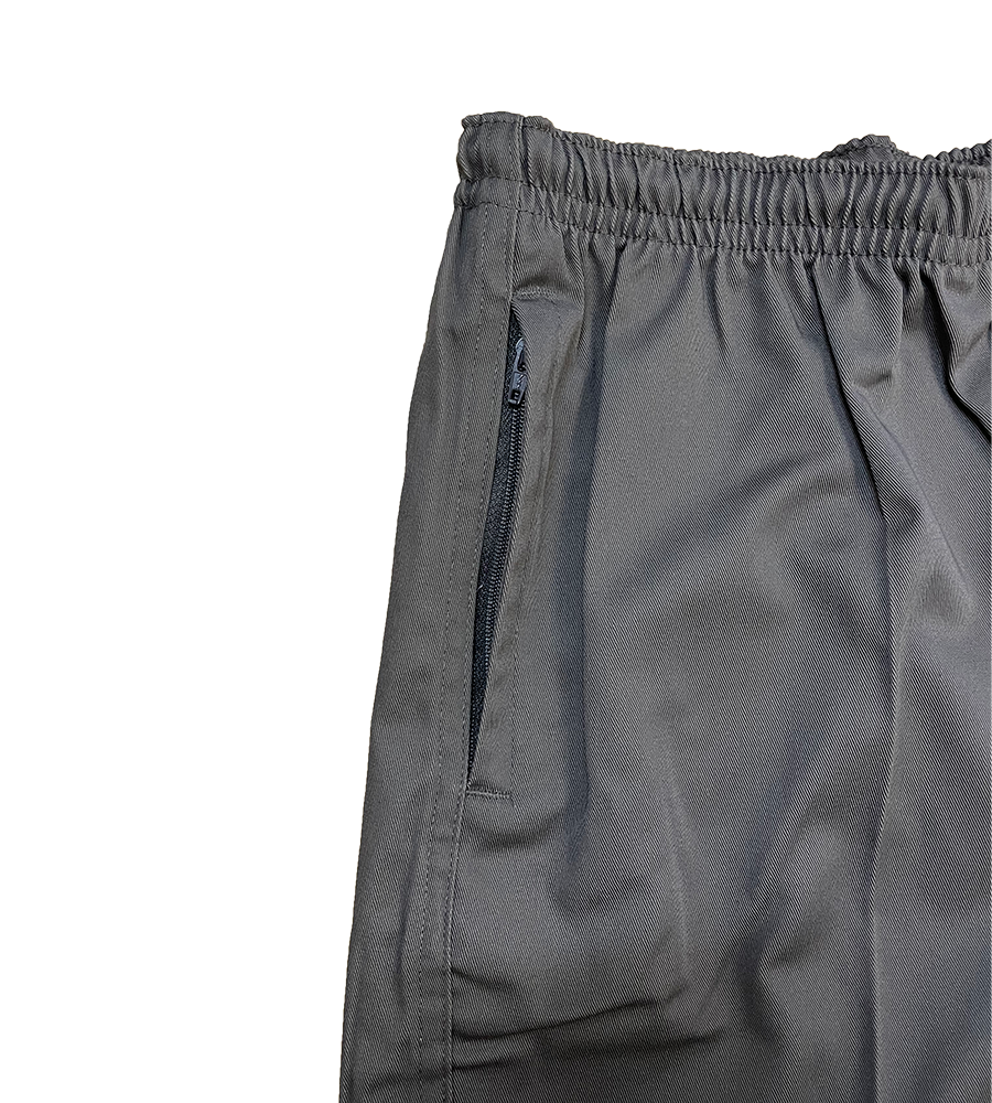 TX Boys Grey Shorts with zip