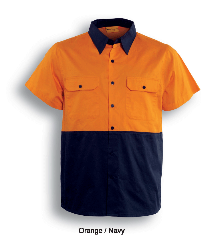 Hi-Vis S/S Cotton Twill Shirt